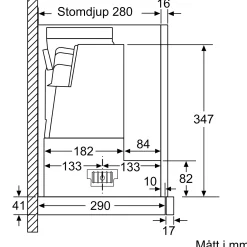 LI97RB531 iQ300 Underbyggd Frånluft/Kolfilterfläkt i Rostfritt Stål*Siemens Discount