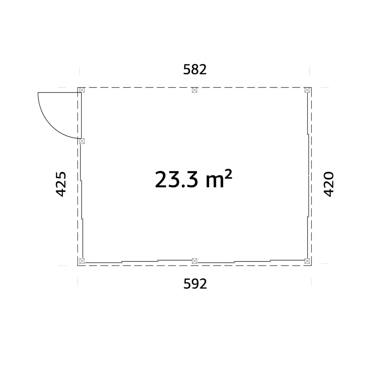Lumi 24,5 m² (inv. 23,3 m²) Slide Plus*Palmako Online