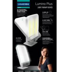 Lumino Plus Vit LED med Justerbar Ljusstyrka*Lanaform