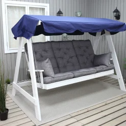 Malmö Dynset till Hammock med Hög Rygg, Grå*Baltic Garden Hot