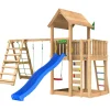 Mansion 2.1 Klättermodul Blå Rutschkana*Jungle Gym Best