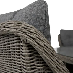 Marcus Rund 140 med 6 Fåtöljer och Dynor*Comfort Garden Outlet