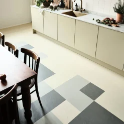 Marmoleum Click Nebula 30x30cm Grå med Klicksystem*Forbo Clearance