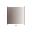 med Aluminiumskena Rökfärgat 100x100*Hortus Online
