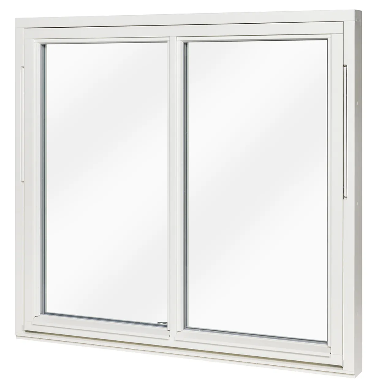 Med Mittpost 3-Glas Trä
