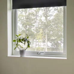 Med Mittpost 3-Glas Trä