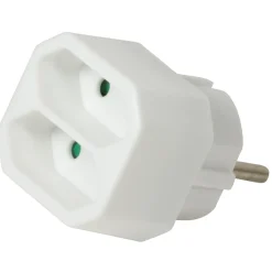 Med 2 st Euro-uttag*LogiLink Hot