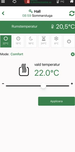 2080 med WiFi*Gnosjö Klimatprodukter Outlet