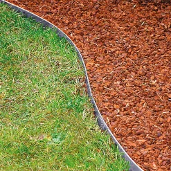 Metall Grå, Formbar & Galvaniserad Gräskant*Hortus Outlet