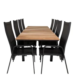 Meya 160/240 med 8 Copacabana Trädgårdsstolar*Venture Home Sale
