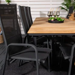 Meya 160/240 med 8 Copacabana Trädgårdsstolar*Venture Home Sale