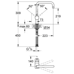 Minta 32488 Med U-pip*Grohe Best