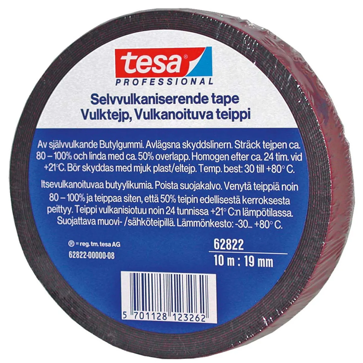 19 mm x 10 m Svart*Tesa Best