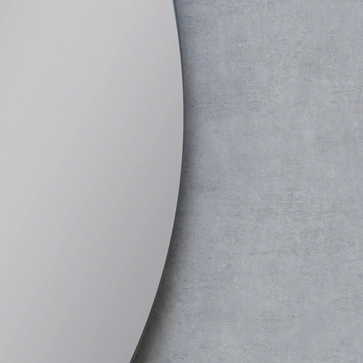Moon Rund med LED-belysning