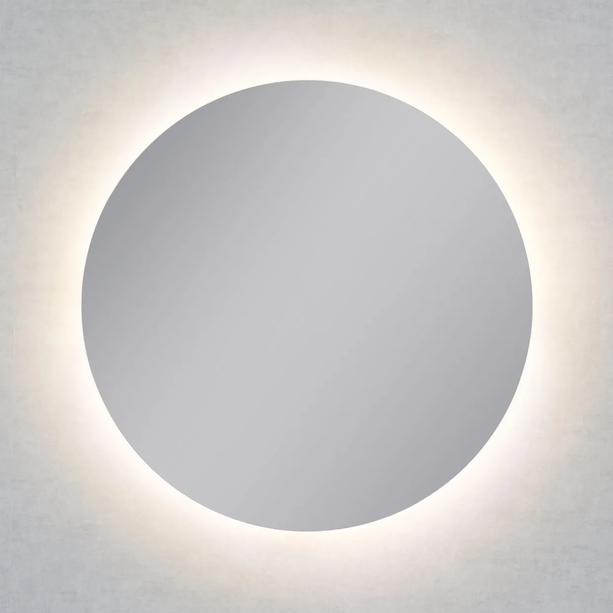 Moon Rund med LED-belysning