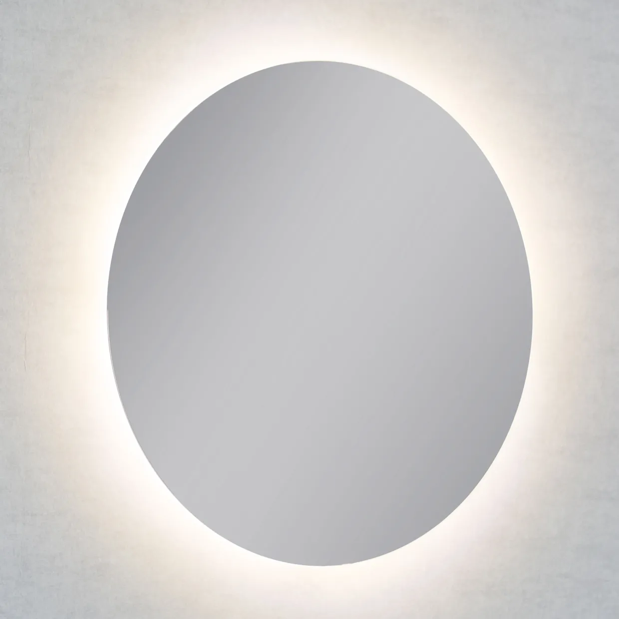 Moon Rund med LED-belysning