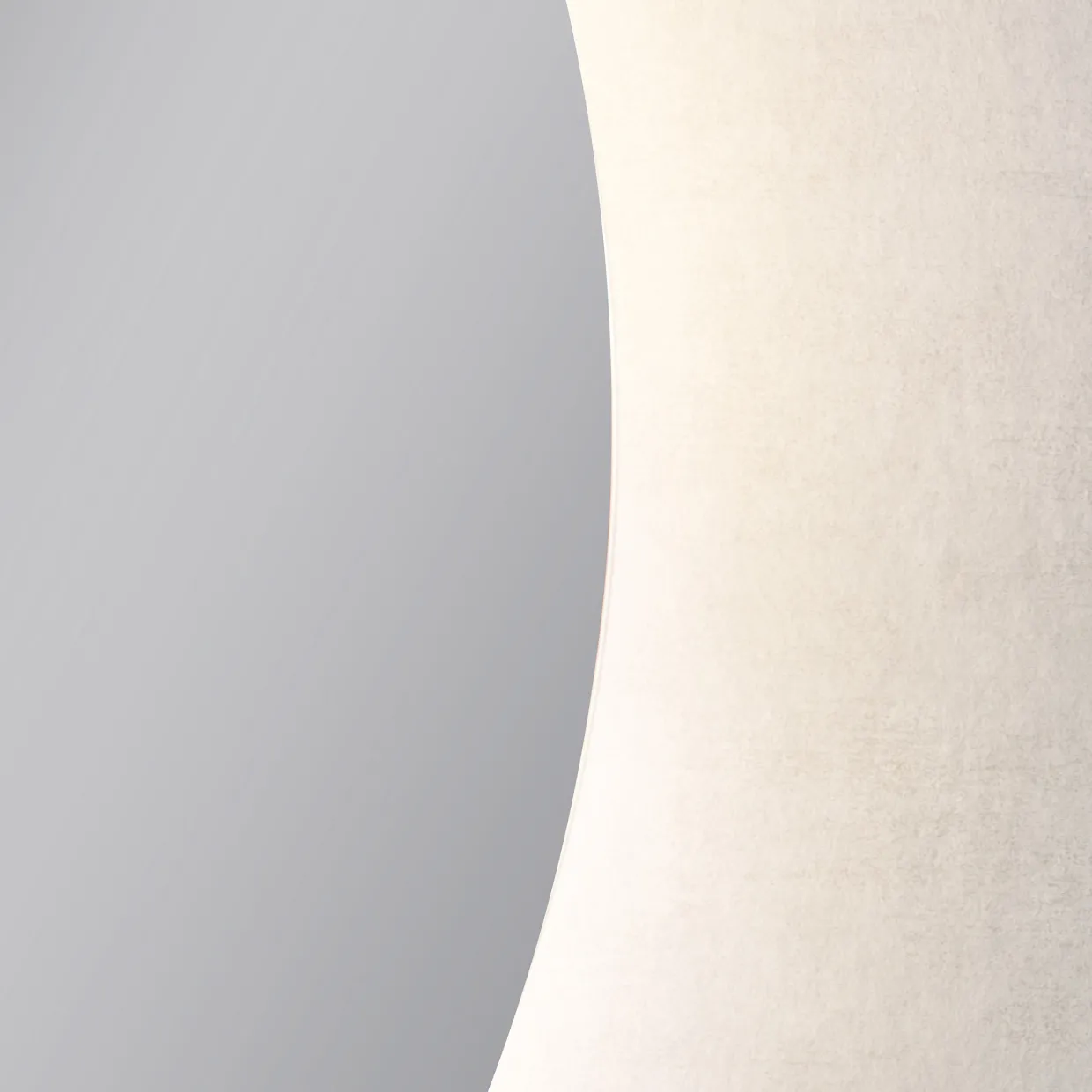 Moon Rund med LED-belysning