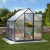 Mythos, Svart Aluminiumstomme med UV-Skyddade Polykarbonatskivor, 3,4 m²*gop Clearance