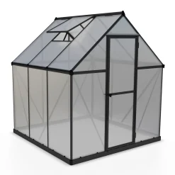 Mythos, Svart Aluminiumstomme med UV-Skyddade Polykarbonatskivor, 3,4 m²*gop Clearance