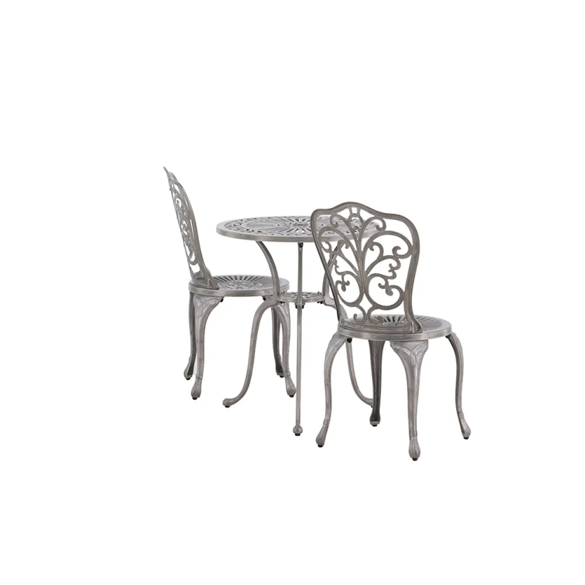 Nandin ø60 cm med 2 Trädgårdsstolar Utomhus*Venture Home