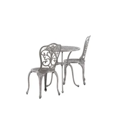 Nandin ø60 cm med 2 Trädgårdsstolar Utomhus*Venture Home