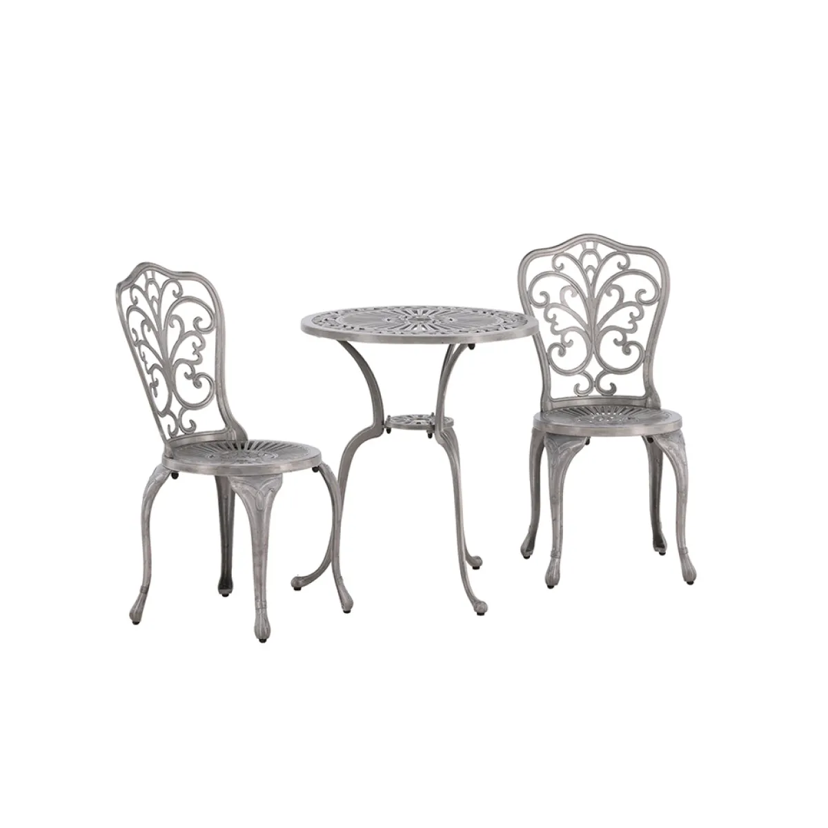 Nandin ø60 cm med 2 Trädgårdsstolar Utomhus*Venture Home