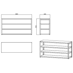Nordic Line 180 cm*Myoutdoorkitchen