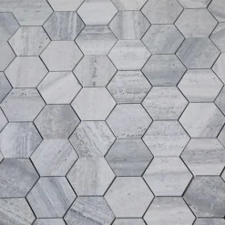 Norway Blue Hexagon Polerad 10x10 cm*ArtStone Best