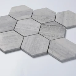Norway Blue Hexagon Polerad 10x10 cm*ArtStone Best
