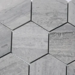 Norway Blue Hexagon Polerad 10x10 cm*ArtStone Best