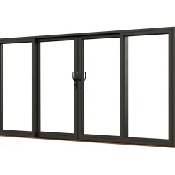NTech Aluminium 4-Delad BlackLine Svart*NorDan New