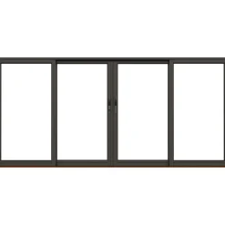 NTech Aluminium 4-Delad BlackLine Svart*NorDan New