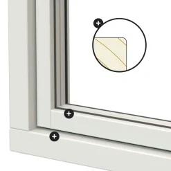 NTech Helglasad Aluminium Lagerförd