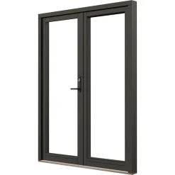 NTech Helglasad Aluminium BlackLine Svart*NorDan Hot