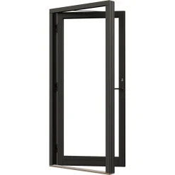 NTech Helglasad Aluminium BlackLine Svart*NorDan Hot