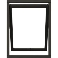NTech 3-Glas Aluminium BlackLine Svart*NorDan