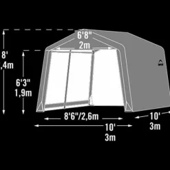 Original 9 m² i Galvaniserat Stål & Polyetenväv*gop