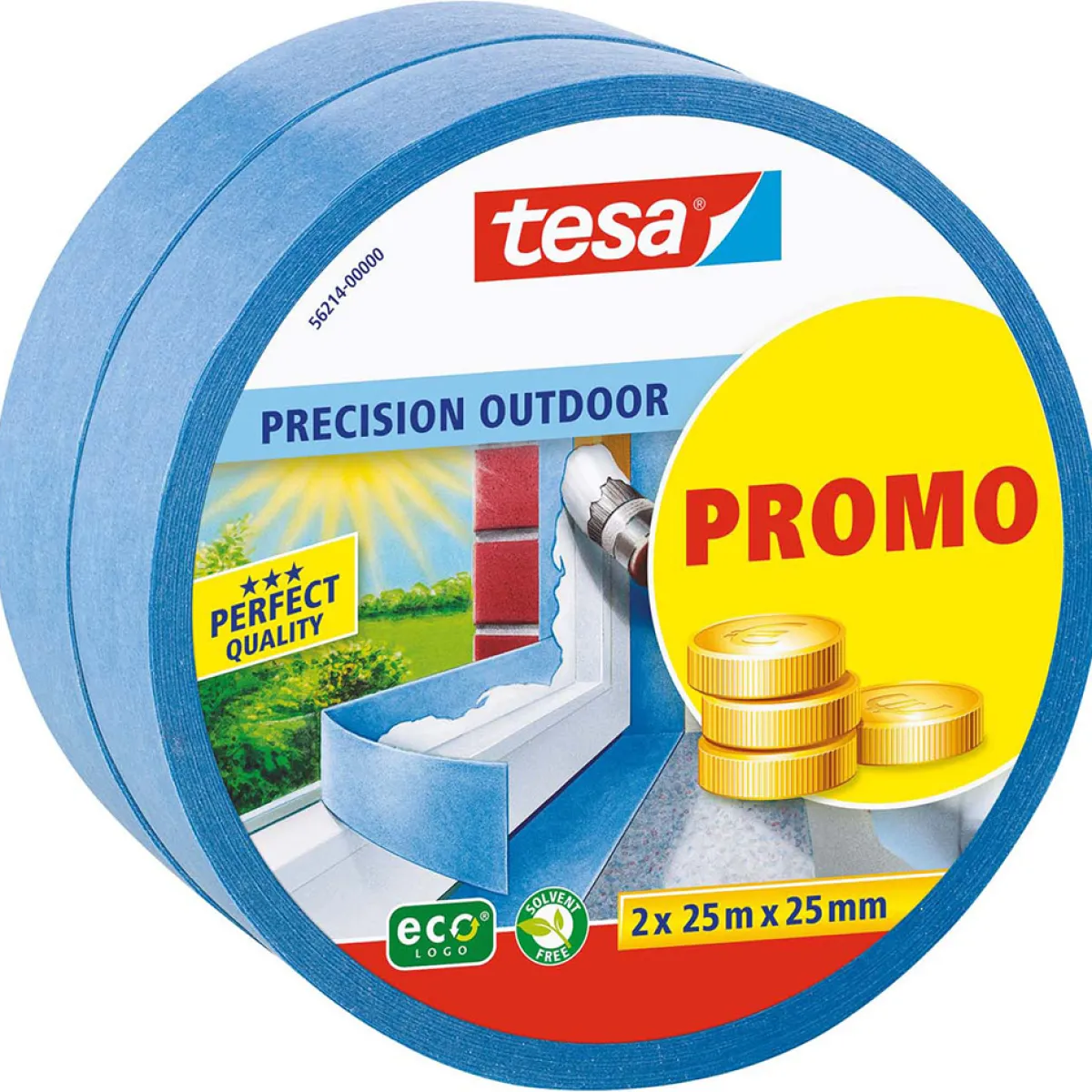 2P 25 mm x 25 m Outdoor*Tesa New