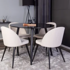 Plaza med 4st Velvet Stolar*Venture Home Sale