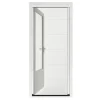 Plisserat Skjutdörr 960X2030-2060  mm Vit*Lundbergs Outlet