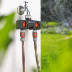 Premiumpaket För Terrass med Vattenfördelare & Bevattningsdator*Gardena New