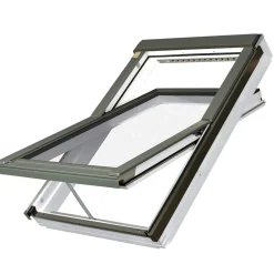 Premium Pivåhängt 2-Glas Elstyrt Aluminium*Fakro Sale