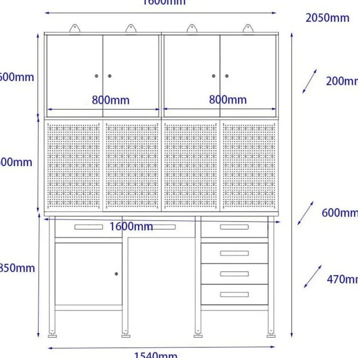 Pro 205x60x160 cm*Timco Online