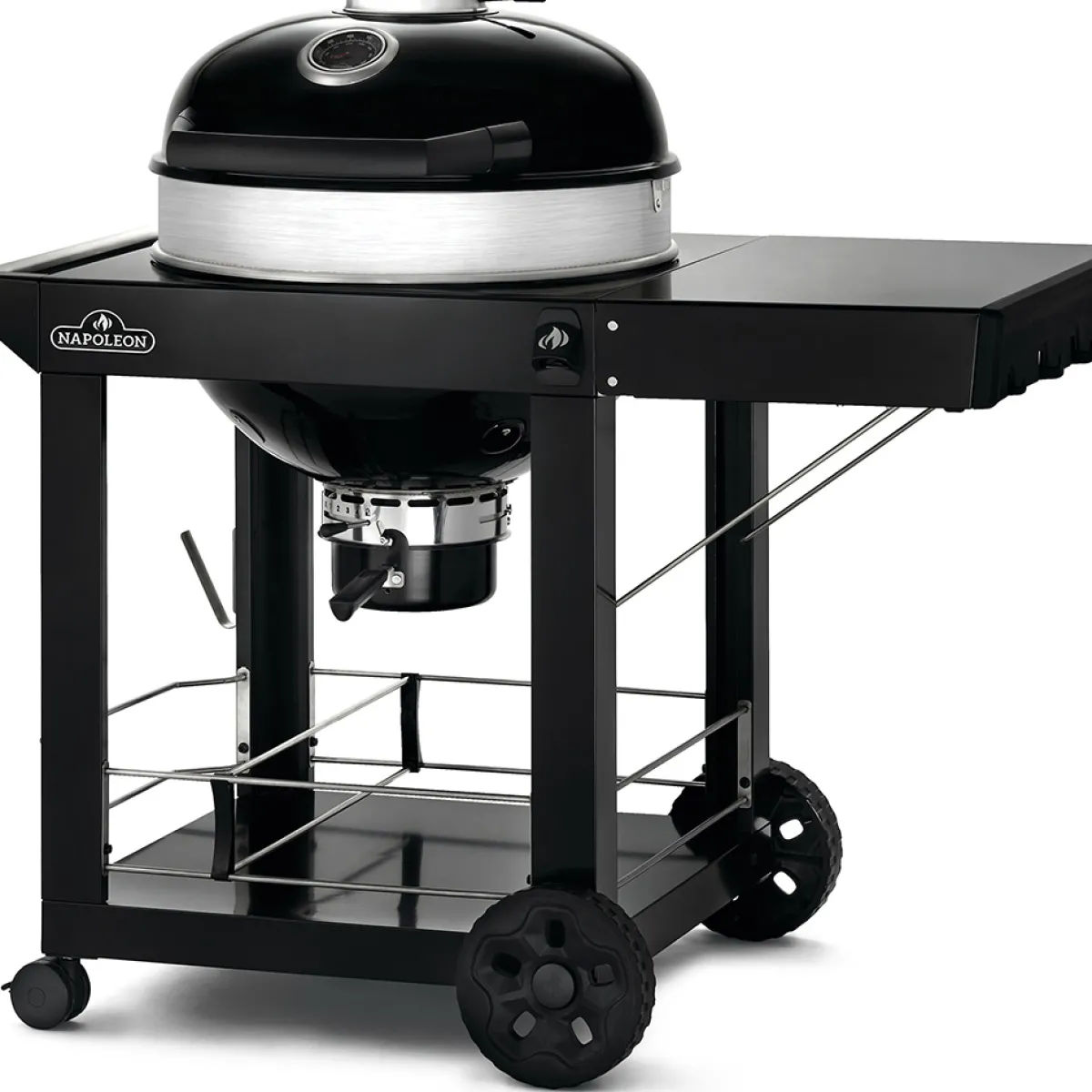 PRO22K-C-3 Svart Klotgrill med Gjutjärnsgaller & Integrerad Termometer*Napoleon New