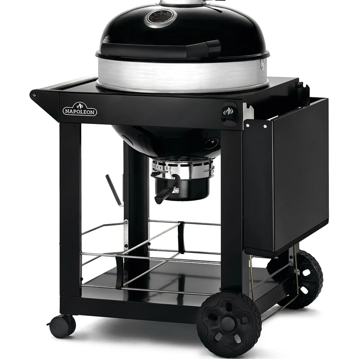 PRO22K-C-3 Svart Klotgrill med Gjutjärnsgaller & Integrerad Termometer*Napoleon New
