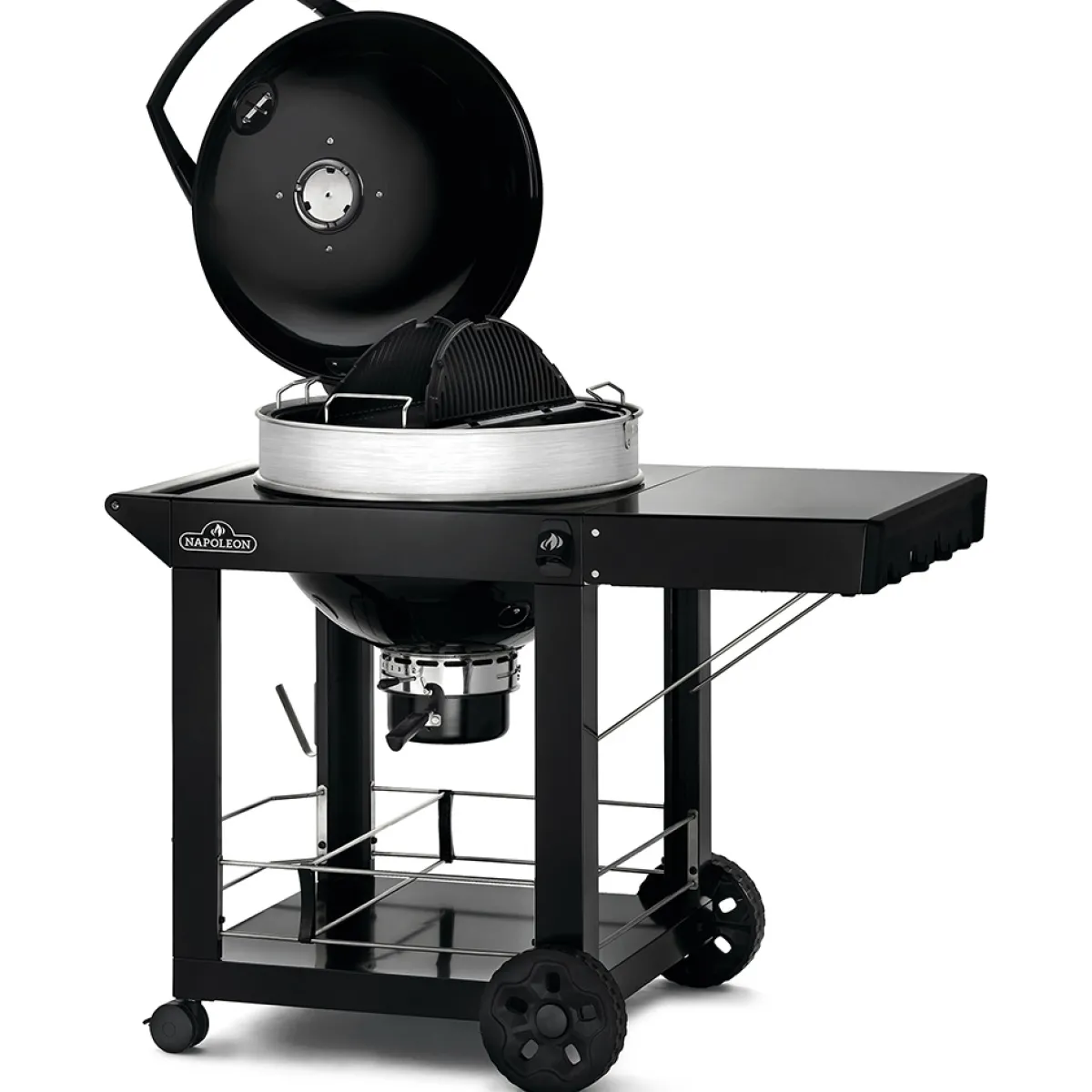 PRO22K-C-3 Svart Klotgrill med Gjutjärnsgaller & Integrerad Termometer*Napoleon New