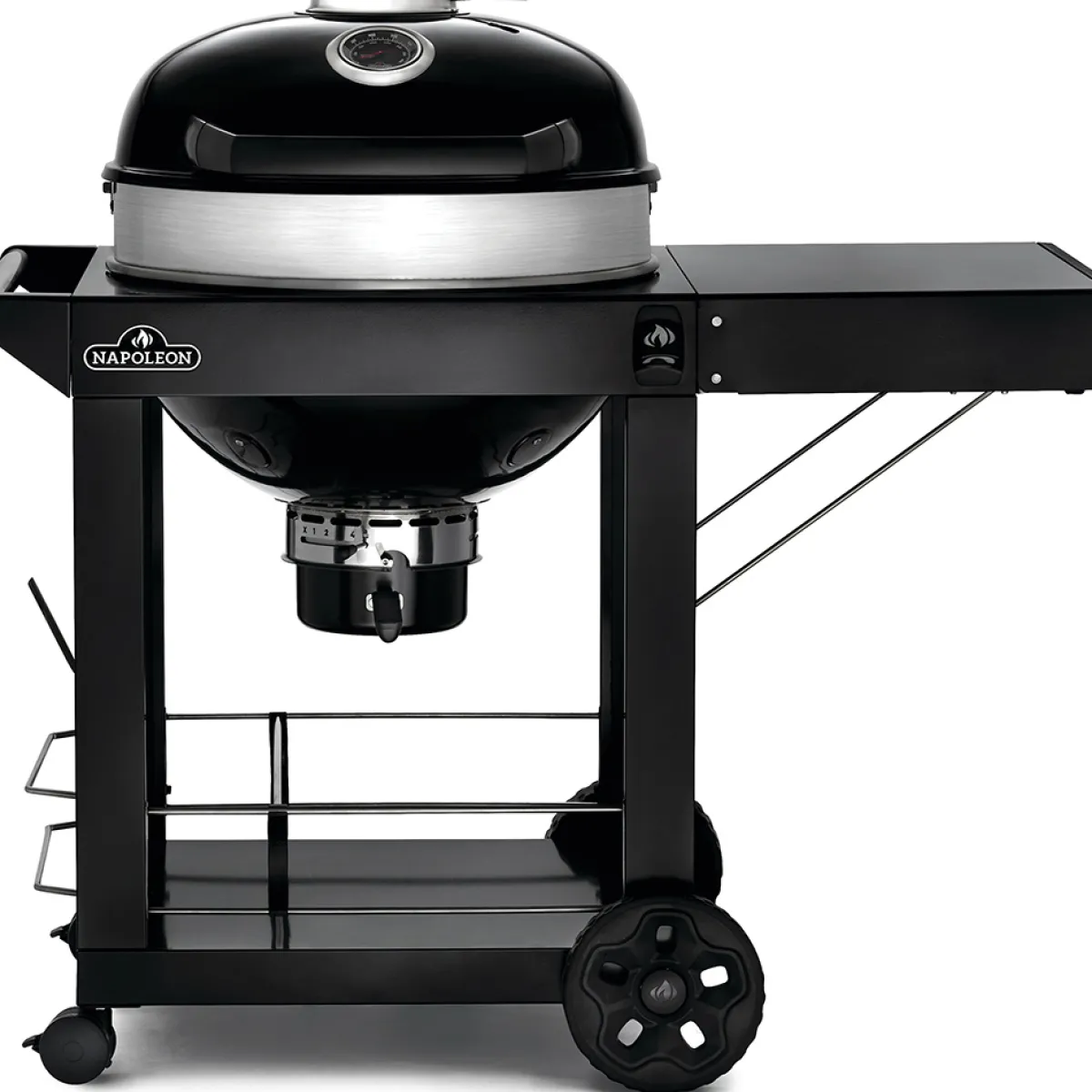 PRO22K-C-3 Svart Klotgrill med Gjutjärnsgaller & Integrerad Termometer*Napoleon New
