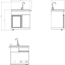 Pure Compact Black*Myoutdoorkitchen Outlet