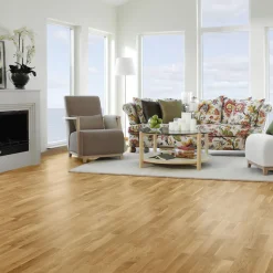 Pure Ek Natur, Lackat 3-Stavs Parkettgolv*Tarkett Outlet