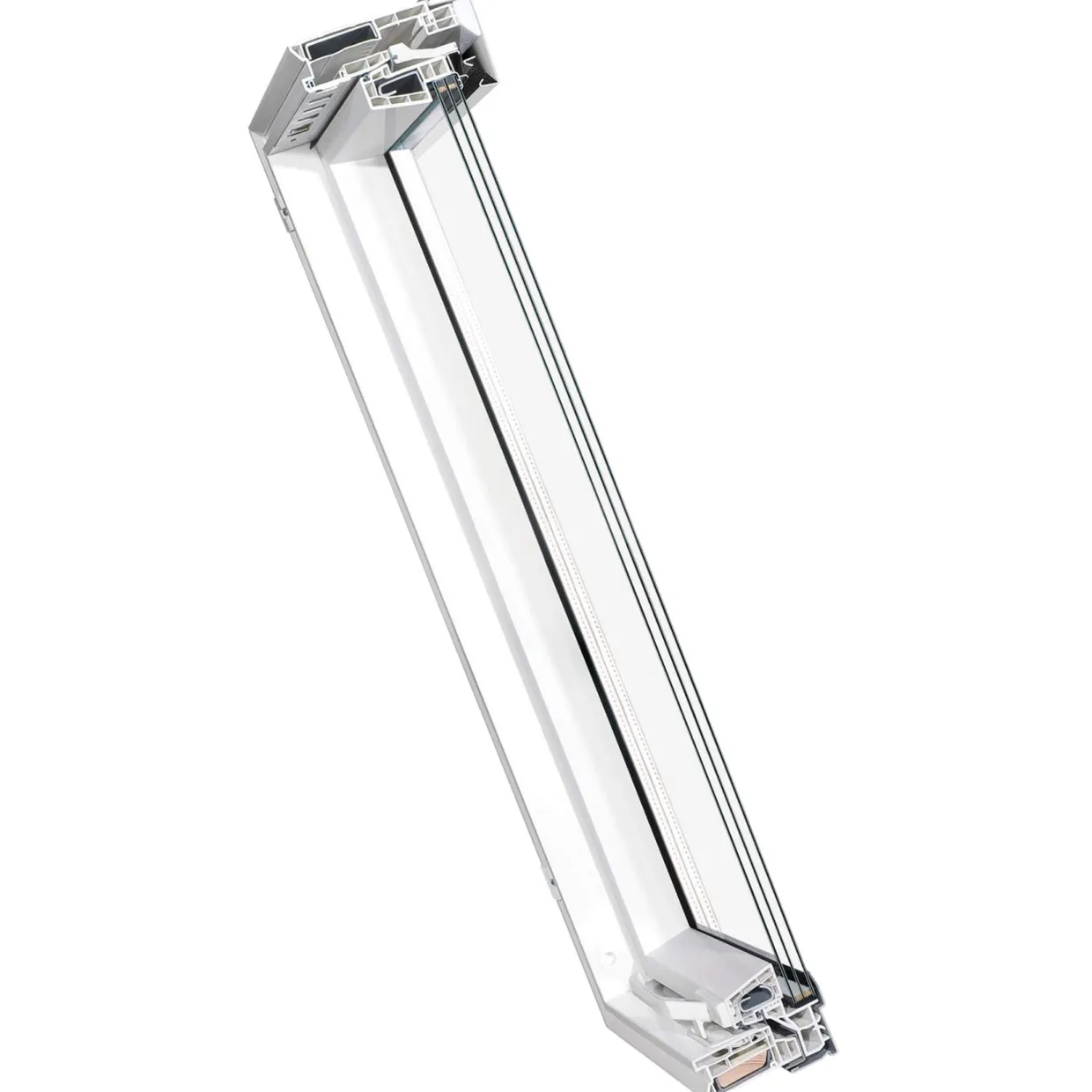 PVC Pivåhängt 3-Glas Lagerfört